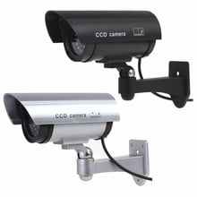 Realistic Looking Fake camera Indoor Outoodr Dummy Security Camera Bullet CCTV Camera Surveillance Camaras with Flash IR LED 2024 - buy cheap