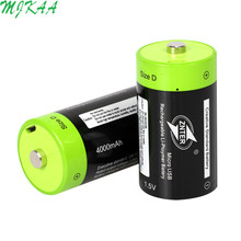 Znter-bateria de lítio recarregável de 4000mah, pilha recarregável multifuncional, li-polímero, 1.5v 2a 4000mah 2024 - compre barato