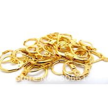 Mejor calidad 100 unids oro color oreja Alambres Ganchos pendiente joyería 16x11mm níquel libre (w00147 x 1) 2023 - compra barato