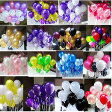 10 unids/lote 1,5g Multi globo látex inflable de aire bolas de cumpleaños de los niños decoración para fiesta de boda flotar bolas fiesta DIY 2024 - compra barato