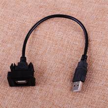 CITALL Car Dashboard Flush Mount USB Male to Female Extension Cable Interface Adapter Fit for Toyota 2024 - buy cheap