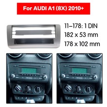 2din Radio Fascia for AUDI A1 (8X) 2010+ w/pocket Fascia Dash CD Trim Installation Kit 11-178 2024 - buy cheap