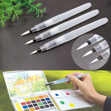 3PCS Refillable Water Brush Ink Pen for Water Color Calligraphy Drawing Painting Illustration Pen Office party favor 2024 - buy cheap