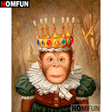 HOMFUN 5D DIY Diamond Painting Full Square/Round Drill "Cartoon monkey" Embroidery Cross Stitch gift Home Decor Gift A08997 2024 - buy cheap