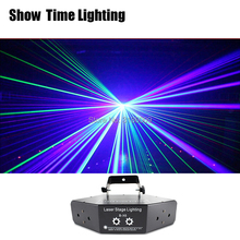 Good Effect RGB Dj Laser Image Lines Beam Scans DMX DJ Dance Bar Coffee Xmas Home Party Disco Effect Lighting Light System Show 2024 - buy cheap