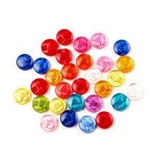 100Pcs 14mm Mixed Resin Round Apparel Sewing Buttons For Kids Clothes Scrapbooking Decorative Botones Handicraft DIY Accessories 2024 - buy cheap