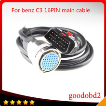 OBD II 16 PIN Main Cable for MB STAR C3 OBD2 Cables OBD-II Test Cable For Diagnostic Tool Auto Diagnostics MB STAR OBD 2 Cables 2024 - buy cheap