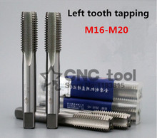 Free delivery 1PCS M16~M20 high speed steel left tooth machine taps anti teeth straight fluted tap left-hand tap (M16/M18/M20) 2024 - buy cheap