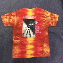 Scott Travis Astroworld Festival Corrida Tie Dye Tee T shirt Homens Mulheres Scott Travis ASTROWORLD Camisetas 2024 - compre barato