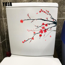 Yoja pintura de tinta clássica 22.8x23.7cm, adesivo de vaso sanitário clássico, decoração para parede de casa, decalque estiloso 2024 - compre barato