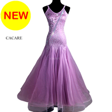 Ballroom Dance Competition Dresses Women Waltz Dress Standard Dancing Wear Costume Customize D0243 Big Sheer Hem Backless 2024 - buy cheap