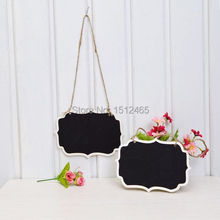 10pcs/lot 17*12cm Mini Blackboard Cute Chalkboard With String Wedding party christmas Decoration HB03 2024 - buy cheap