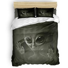 Alien Duvet Cover 3D Cotton Duvet Cover King Size Queen Size Quilt Cover Set Bedclothes Comforter Single Bedding Sets 2024 - buy cheap