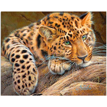 Diamond Embroidery Painting 3D Full Drill Diamond Mosaic Cross Stitch Pasted Painting DIY Home Decora Craft animal leopard 2024 - buy cheap