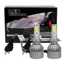 CROSSLEOPARD Car LED Headlight 12000LM/Pair 6000K Auto Bulb Lights H1 H3 880 H7 H11 9005 9006 H4 H13 9004 9007 Car Styling Lamp 2024 - buy cheap