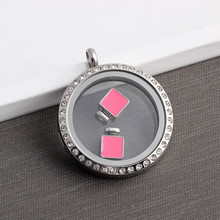 20pcs/lot F249 Enamel Pink Perfume Bottle Charms For Glass Memory Locket Jewelry Wholesale 2024 - buy cheap