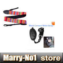 camera shoulder Neck strap + Wrist hand grip strap For Can&n 10D 20D 30D 40D 50D 350D 450D 550D 650D 1000D Nik&n D40 D90 D3100 2024 - buy cheap