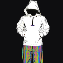 Dropshipping nueva chaqueta reflectante Abrigo con capucha moda Hip hop chaquetas de noche para hombre chaquetas Streetwear chaqueta masculina 2024 - compra barato
