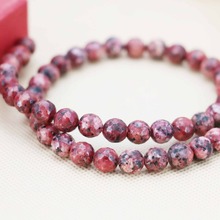 8mm Accessory Crafts Spot Red Chalcedony Beads Round DIY Stone Balls Gifts 15inch Faceted New Jewelry Making Girls Gifts Fitting 2024 - buy cheap