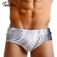 Taddlee maiô masculino de praia, roupa de banho sexy para surf 2024 - compre barato