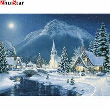 Diamond Painting Winter Landscape DIY 5D,Diamond Mosaic Snow,Cross Stitch Kits,Diamond Embroidery,Patterns,Rhinestones WHH 2024 - buy cheap