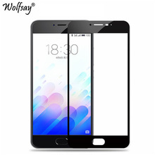 Wolfsay Tempered Glass Meizu M3 Note Screen Protector 2.5D HD Curved Full Cover Glass For Meizu M3 Note Glass Meilan Note 3 Film 2024 - buy cheap