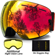 Ski Goggles,Double Lens Snowboard Goggles Anti-fog UV Protection Unisex Snowmobile Skiing Skating With Night Vision Ski Lens 2024 - buy cheap