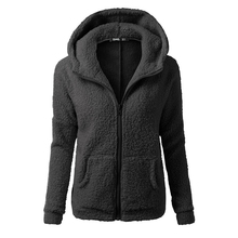 Hot Sale Women Hoodies Autumn Winter Fleece Hooded Long Sleeve Zipper Thicken Coat Outwear Sudaderas Jacket Sweatshirts 2024 - buy cheap
