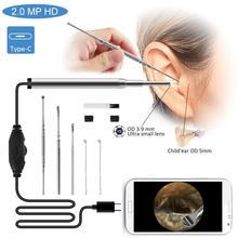 3-in-1 Ear Cleaning Endoscope Camera 3.9mm 720P HD 1.0 MP Borescope Inspection Camera Otoscope Visual Earpick Tool for Android 2024 - buy cheap