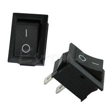 Black On/Off Rectangle Rocker Switch Car Boat Button KCD1-2Pin 250V 3A New 2024 - buy cheap