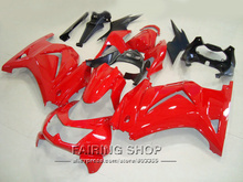 Fairing kit For Kawasaki Ninja 250r 2008 2014 2009 2010 Pure red painted ( design sticker ) zx250r 08 14  Fairings S117 2024 - buy cheap