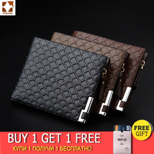 TCGAD man wallet 2019 short purse billetera hombre porte feuille PU male big pocket skin wallets 2019 vintage luxury man purse 2024 - buy cheap