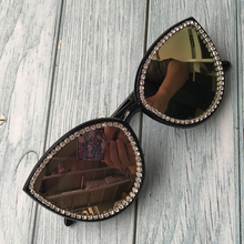 Женские зеркальные солнцезащитные очки ZAOLIHU, большие солнцезащитные очки кошачий глаз с зеркальными линзами, UV400, 2019 2024 - купить недорого