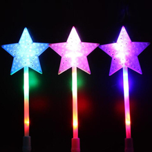 led party Glow Stick pentagram LED stick light up toys luminous stars  Light Stick unicorn party rave festival party decoration 2024 - buy cheap