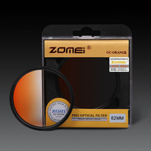 Zomei-filtro gradiente óptico profesional, de 82mm lente de cámara, naranja, certificado GC, para Canon, Nikon, Sony, Hoya DSLR, novedad 2024 - compra barato