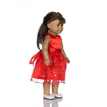 Hot sale popular red dress&Full dress fit 18 inch  dolldoll accessories children's best gift (only sell clothes)b1 2024 - buy cheap