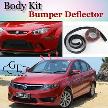 Bumper Lip Deflector Lips For Proton Preve O3-21A Front Spoiler Skirt For TopGear Friends to Car View Tuning / Body Kit / Strip 2024 - buy cheap