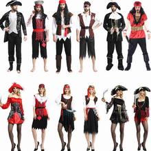 Hot 2017 Adult Various Fashionable Pirate Costumes For Halloween Cosplay Party Lovers clothing Captain Jack Masquerade costume 2024 - buy cheap