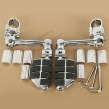 Motorcycle Adjustable Aluminum Foot Rest FootRest Foot Pegs pedals For Honda Goldwing GL1800 22mm 30mm 35mm 2024 - buy cheap