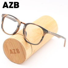 AZB Wood Frame Vintage Recipe Prescription Glasses Myopia Optical Photochromic Women Men Reading Glasses Spectacles oculos 2024 - buy cheap