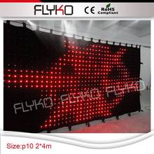 Excellent 4*2m Led curtain for disco laser stage light, wonderful backdrop for all kinds of show 2024 - buy cheap