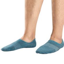 Calcetines tobilleros de algodón para hombre, calcetín transpirable, Invisible, antideslizante, Color sólido 2024 - compra barato