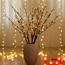 LED Willow Branch Lamp Battery Powered Decorative Lights Tall Vase Filler Willow Twig Lighted Branch For Home Decoration 2024 - buy cheap