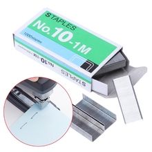 1000Pcs/Box Metal Staples No.10 Binding Office School Supplies Stationery Tools Drop Shipping Support 2024 - buy cheap