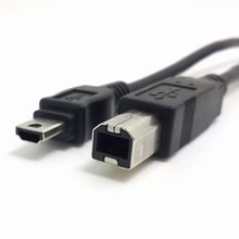Mini-A Mini USB 2.0 5Pin A Type Male to USB 2.0 B Type Male OTG Host Connector Cable 10cm 2024 - buy cheap