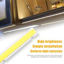 250x12mm dc lâmpada 10 w 12 v cob led tira fonte de iluminação branca para diy led chip matriz na barra de bordo dropship