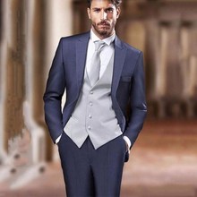 Vestido de boda para hombre, chaqueta para hombre, chaqueta para fiesta de graduación (chaqueta + Pantalones + corbata + chaleco) a107 2024 - compra barato