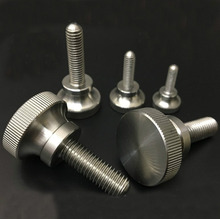 2Pcs M6 Stainless Steel Screws Flat Head Knurled Hand Tighten Knob Bolts Adjustment Screw (10mm-50mm Length) High Quality 2024 - buy cheap