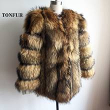 Genuine Pig Leather with Full Pelt Real Natural Fox Fur Coat High Brand Fashion Wholesale Retail Fur Customize WSR68 2024 - buy cheap