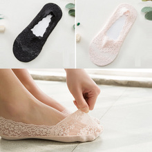 Sexy Lace Boat Socks Spring Summer Fashion Women Girls Antiskid Invisible Loafer Boat Shoes Low Cut Floor Socks Slippers New 2024 - buy cheap